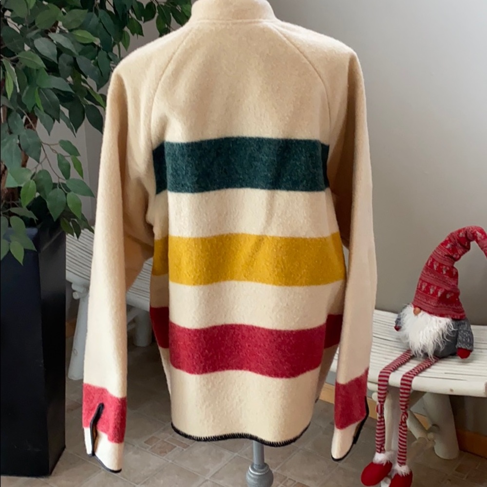 {Woolrich} Vintage Hudson Bay Wool Pullover Jacket - Picture 10 of 13